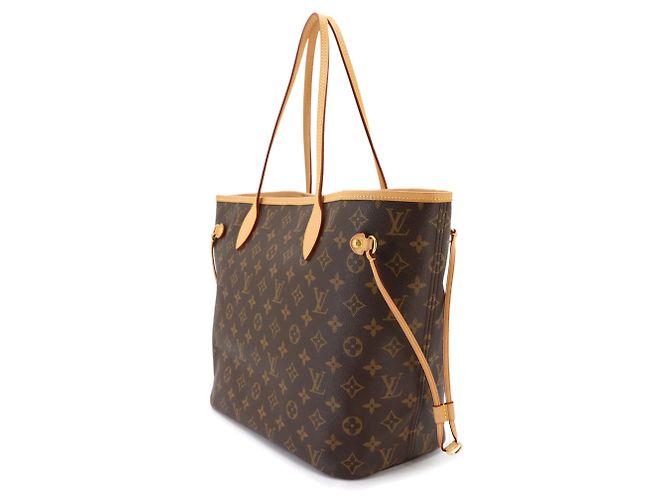 Bolsa Tote Louis Vuitton Neverfull MM Monogram Rosa Monograma - vista 4