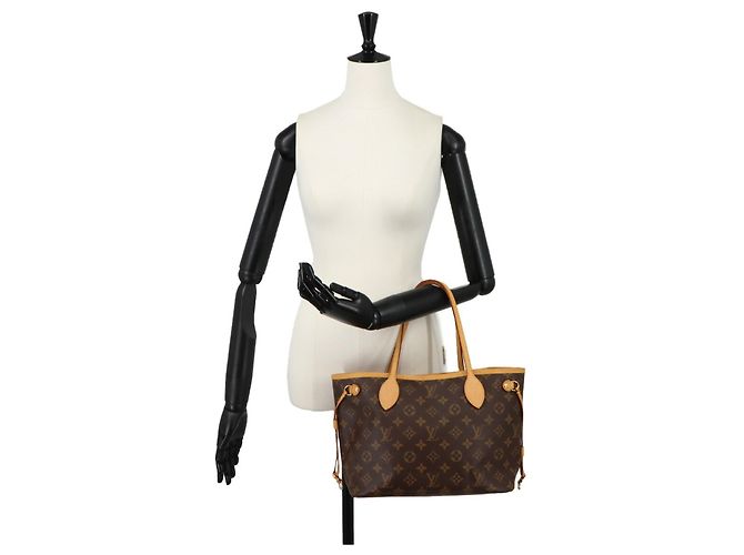 Louis Vuitton Neverfull PM Monogram Tote Handbag Fuschia - view 10
