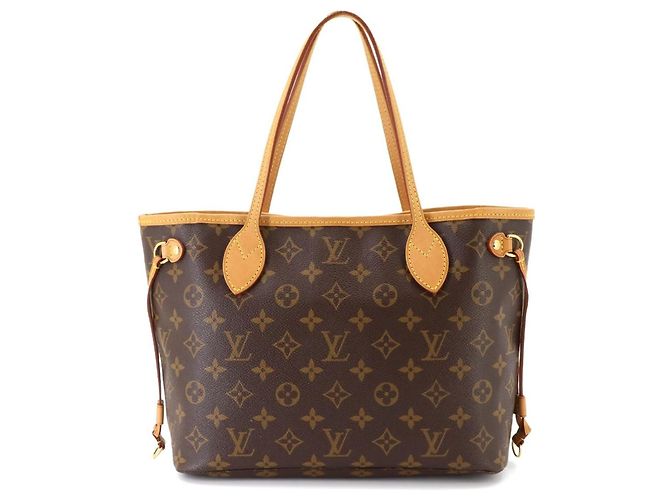 Louis Vuitton Neverfull PM Monogram Tote Handbag Fuschia - view 2