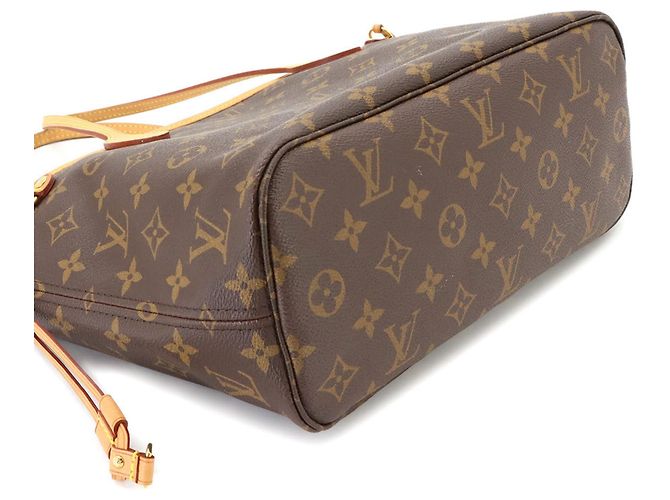 Louis Vuitton Neverfull PM Monogram Tote Handbag Fuschia - view 4