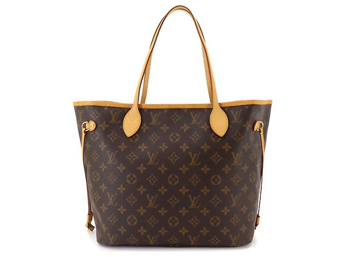 Louis Vuitton Neverfull MM Monogram Tote Handtasche Beige Monogramm - Ansicht 2