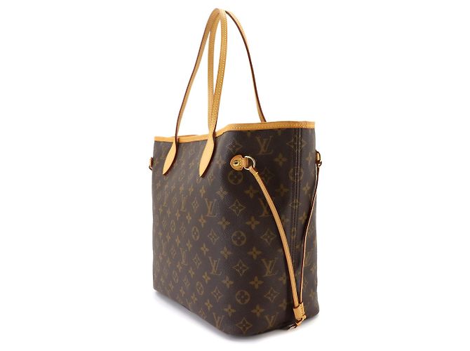 Louis Vuitton Neverfull MM Monogram Tote Handtasche Beige Monogramm - Ansicht 3