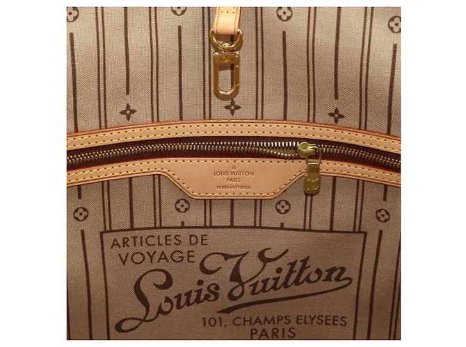 Louis Vuitton Neverfull MM Monogram Tote Handtasche Beige Monogramm - Ansicht 7