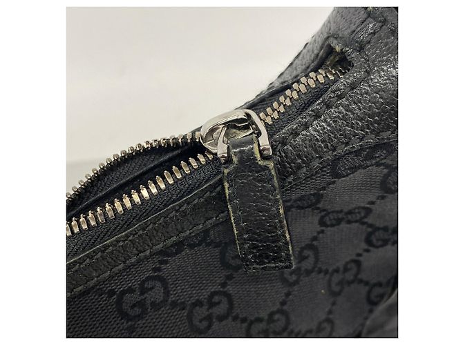 Bolsa de Ombro Gucci GG Canvas Preto - vista 6