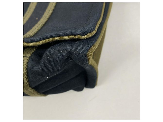 Hermès Borsa a tracolla Hermes Fourre-Tout Bassas MM Canvas Nero Cachi - vista 6