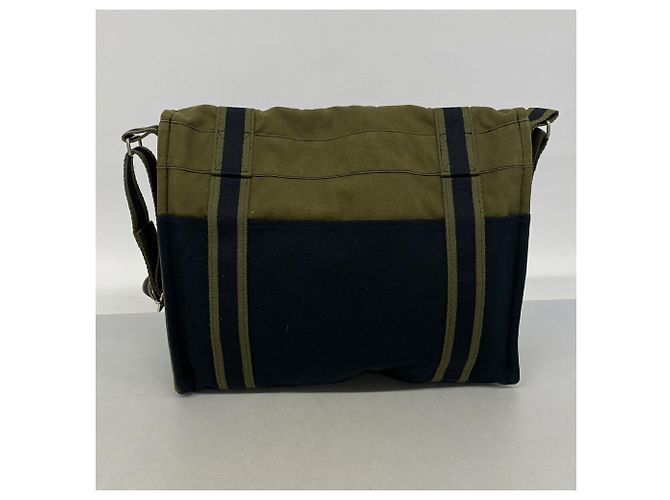 Hermès Borsa a tracolla Hermes Fourre-Tout Bassas MM Canvas Nero Cachi - vista 8