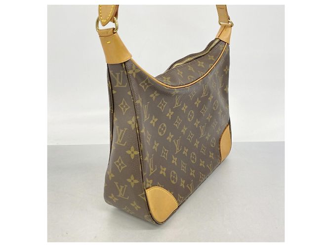 Bolso de hombro Louis Vuitton Monogram Boulogne 30 Castaño - vista 2