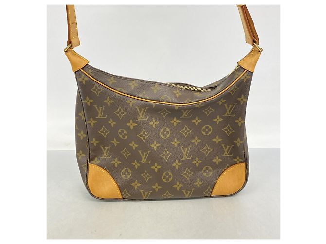 Bolso de hombro Louis Vuitton Monogram Boulogne 30 Castaño - vista 9