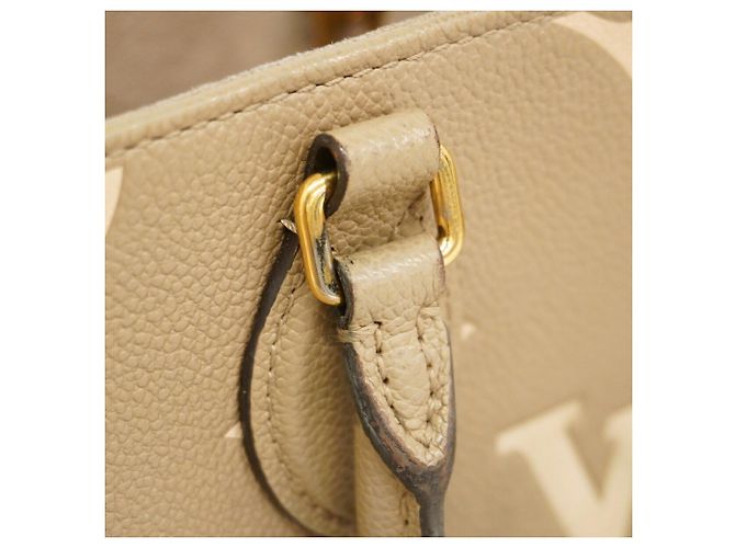 Louis Vuitton Monogram Empreinte Bicolor OnTheGo PM Handtasche Grau Roh - Ansicht 12