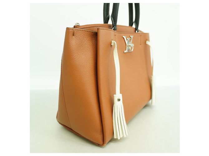 Sac cabas Louis Vuitton Rocki Meat Caramel - vue 2