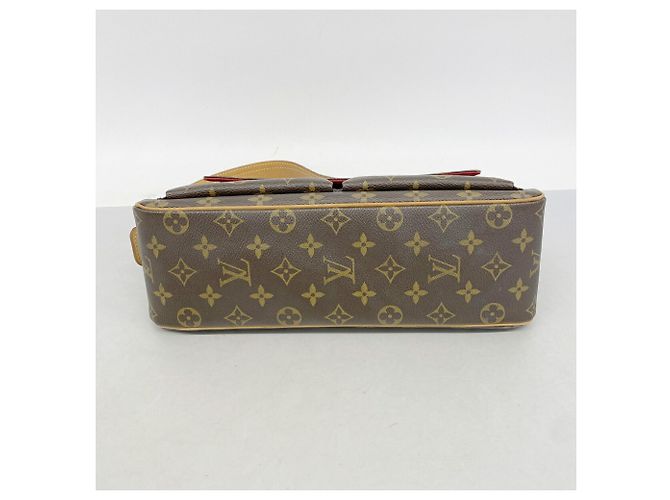 Bolso de hombro Louis Vuitton Monogram Vivacite GM Castaño - vista 3