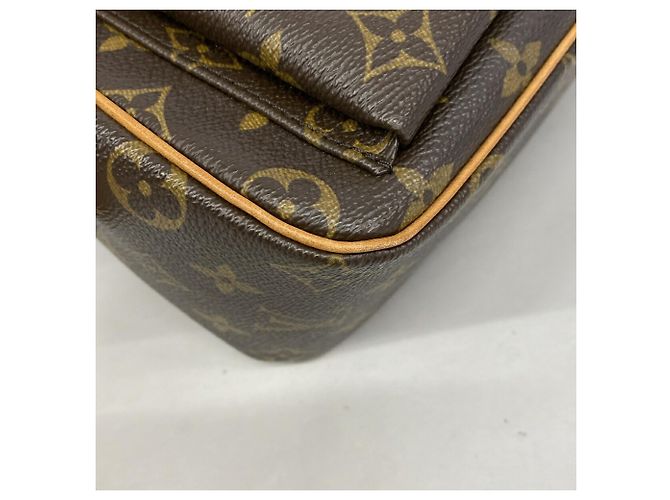 Bolso de hombro Louis Vuitton Monogram Vivacite GM Castaño - vista 6