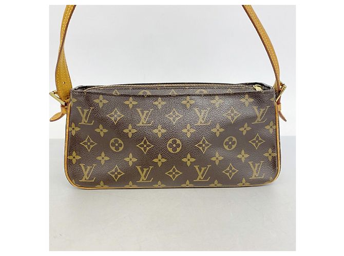 Bolsa de Ombro Louis Vuitton Monogram Vivacite MM Marrom - vista 10