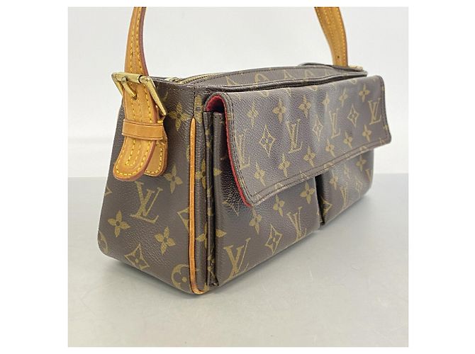 Bolsa de Ombro Louis Vuitton Monogram Vivacite MM Marrom - vista 2