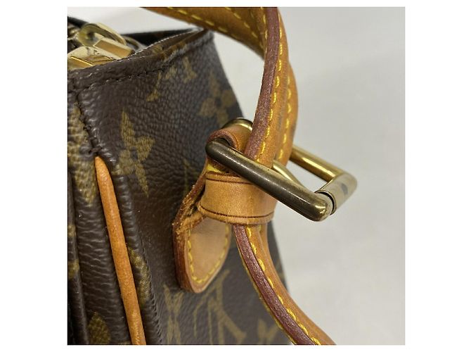 Bolsa de Ombro Louis Vuitton Monogram Vivacite MM Marrom - vista 8