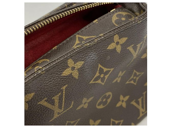 Bolsa de Ombro Louis Vuitton Monogram Vivacite MM Marrom - vista 9