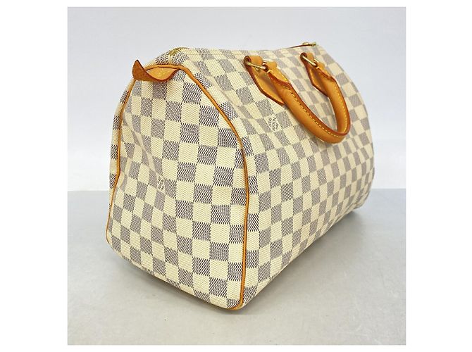 Bolsa Louis Vuitton Damier Azur Speedy 30 Branco - vista 2