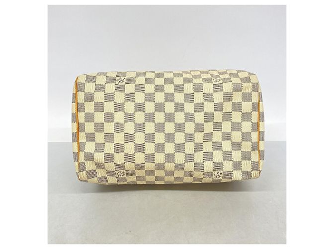 Bolsa Louis Vuitton Damier Azur Speedy 30 Branco - vista 3