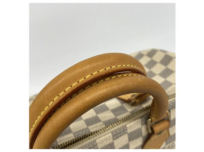 Bolsa Louis Vuitton Damier Azur Speedy 30 Branco - vista 7
