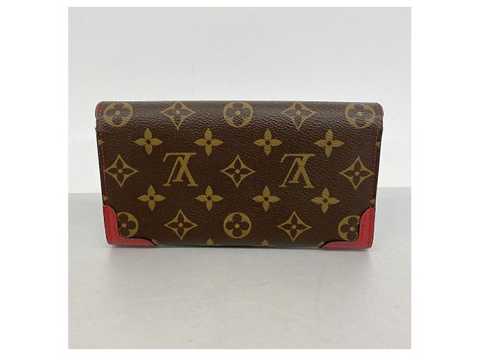 Louis Vuitton Monogram Portefeuille Sarah Retiro Long Wallet Fuschia - vista 11