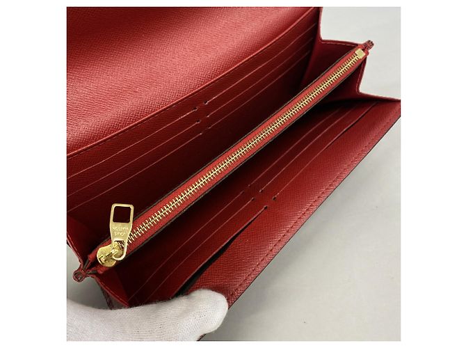 Louis Vuitton Monogram Portefeuille Sarah Retiro Long Wallet Fuschia - vista 3