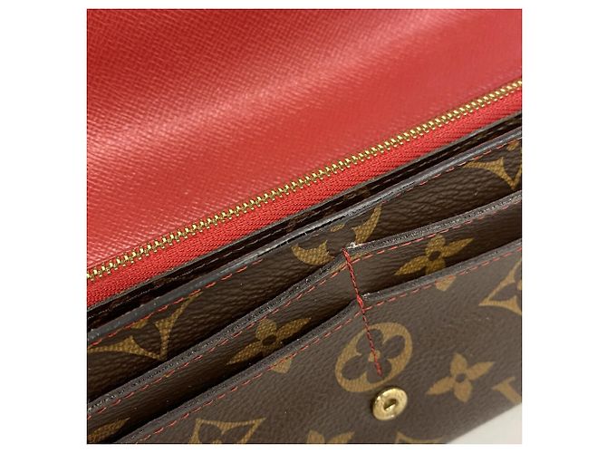 Louis Vuitton Monogram Portefeuille Sarah Retiro Long Wallet Fuschia - vista 8