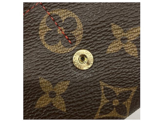 Louis Vuitton Monogram Portefeuille Sarah Retiro Long Wallet Fuschia - vista 9