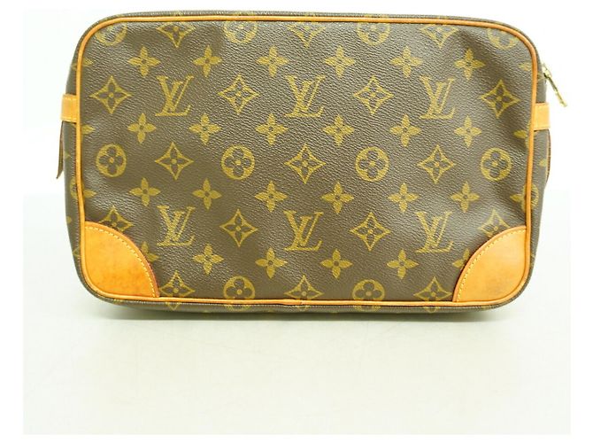Sac Pochette Louis Vuitton Monogram Compiegne 28 Marron - vue 11