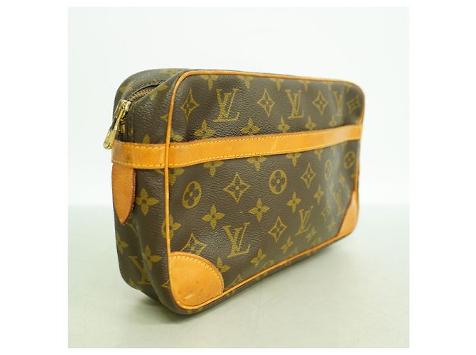 Sac Pochette Louis Vuitton Monogram Compiegne 28 Marron - vue 2