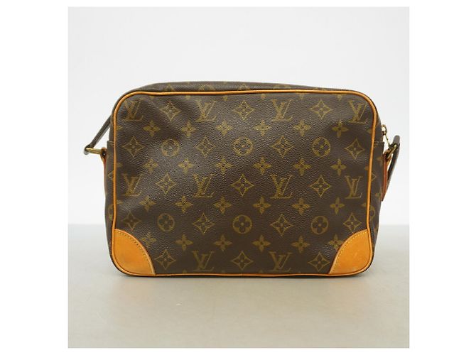 Bolso de hombro Louis Vuitton Monogram Nile Castaño - vista 10