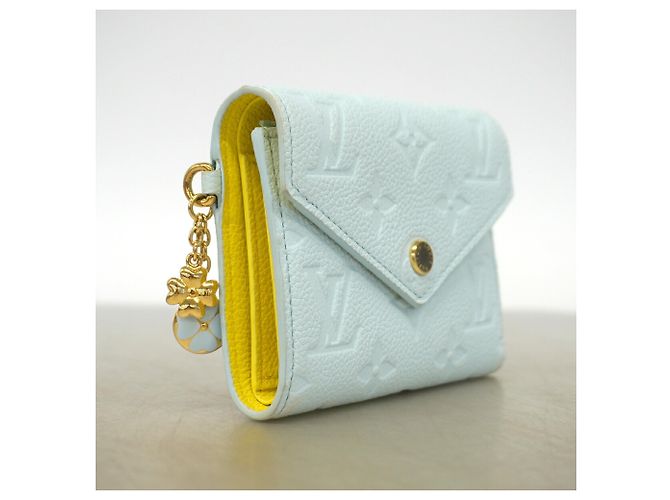 Carteira Louis Vuitton Tri-fold Azul claro - vista 2