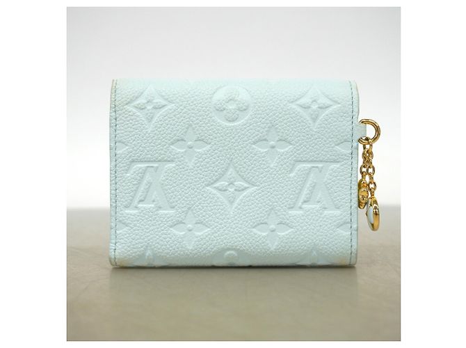Carteira Louis Vuitton Tri-fold Azul claro - vista 8