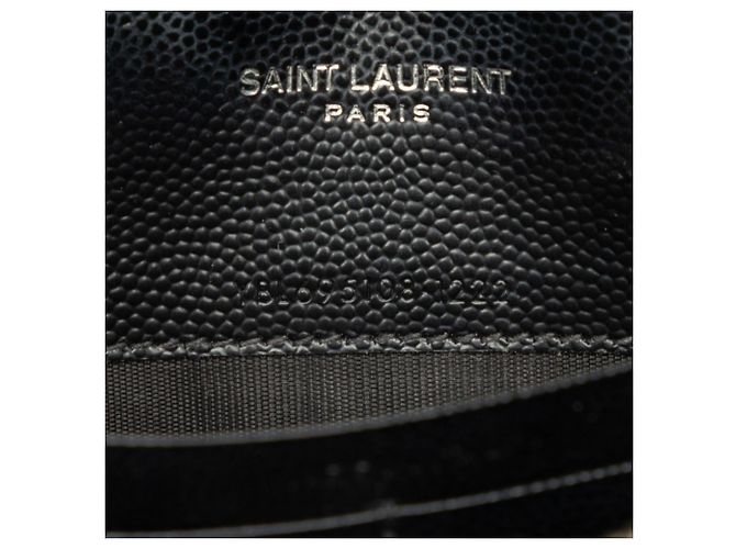 Autre Marque Borsa a tracolla con catena Saint Laurent Cassandra Nero - vista 6