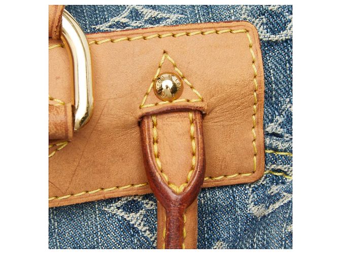Louis Vuitton Monogram Denim Sac à Dos GM Backpack Blue - view 10
