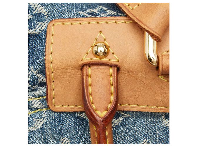 Louis Vuitton Monogram Denim Sac à Dos GM Backpack Blue - view 11