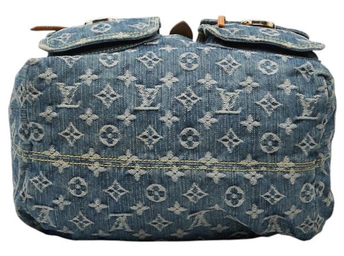 Louis Vuitton Monogram Denim Sac à Dos GM Backpack Blue - view 3