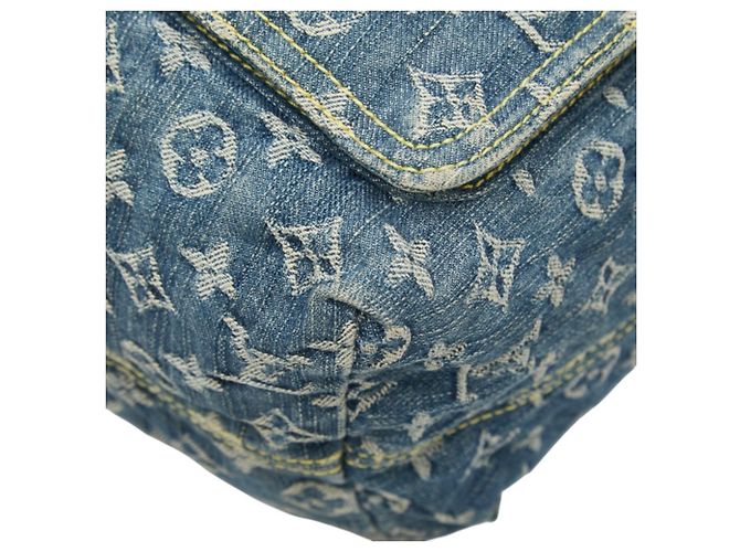 Louis Vuitton Monogram Denim Sac à Dos GM Backpack Blue - view 4