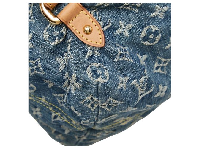 Louis Vuitton Monogram Denim Sac à Dos GM Backpack Blue - view 6