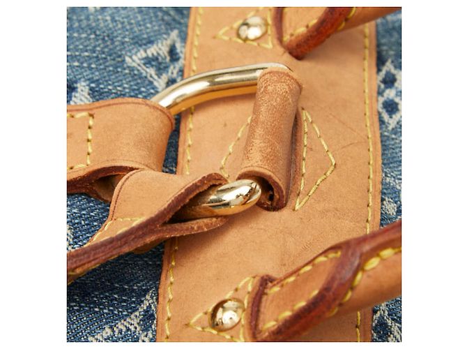 Louis Vuitton Monogram Denim Sac à Dos GM Backpack Blue - view 8