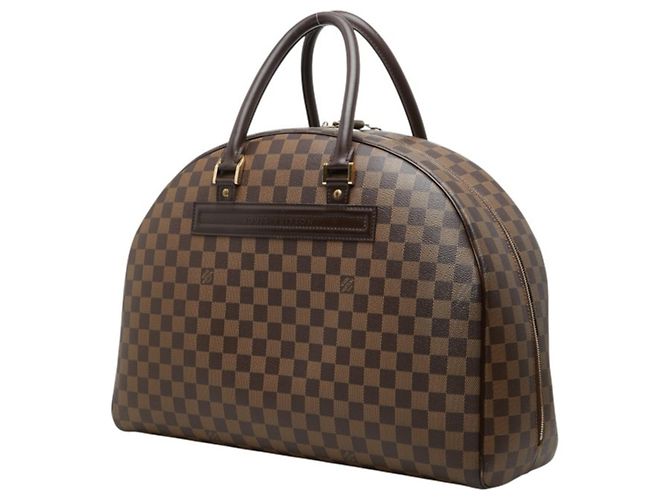 Borsa Boston Louis Vuitton Damier Nolita 24 Marrone - vista 2