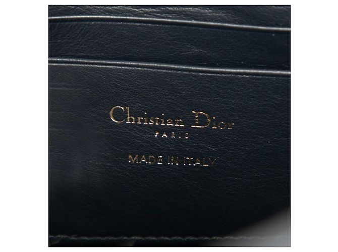 Borsa a pochette Christian Dior Dior Oblique Trotter Blu navy - vista 5