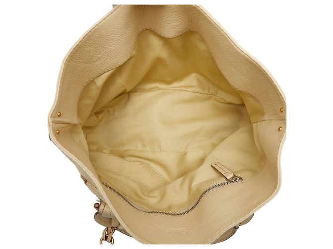 Saco Tote Chloé Paddington Bege Cru - vista 10
