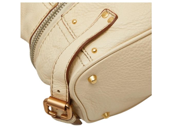 Saco Tote Chloé Paddington Bege Cru - vista 4