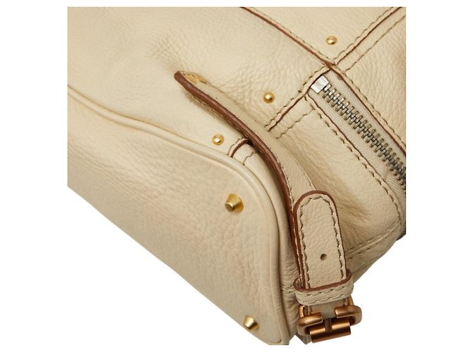 Saco Tote Chloé Paddington Bege Cru - vista 6
