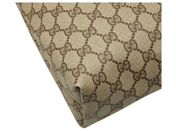 Bolsa de Ombro e Tote Gucci Old GG Plus Sherry Line Bege - vista 7
