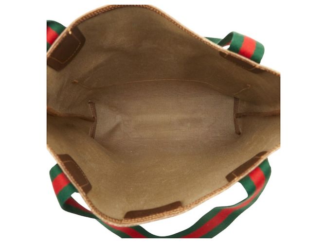 Bolsa de Ombro e Tote Gucci Old GG Plus Sherry Line Bege - vista 8