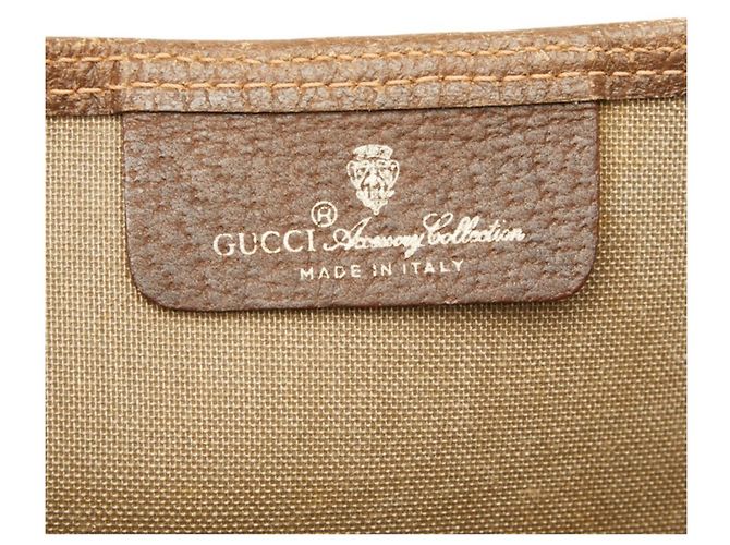 Bolsa de Ombro e Tote Gucci Old GG Plus Sherry Line Bege - vista 9