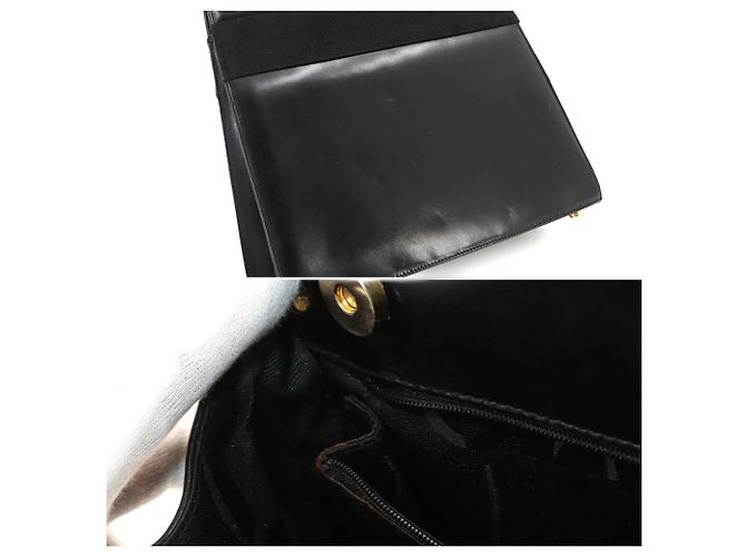 Borsa in pelle Salvatore Ferragamo Vara Ribbon Nero - vista 9