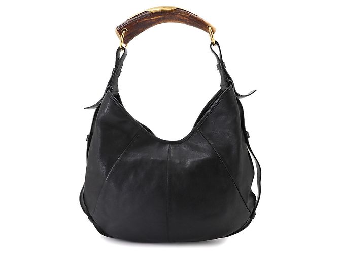 Borsa a tracolla in pelle Mombasa Yves Saint Laurent Nero - vista 2