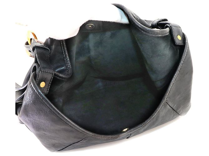 Borsa a tracolla in pelle Mombasa Yves Saint Laurent Nero - vista 6